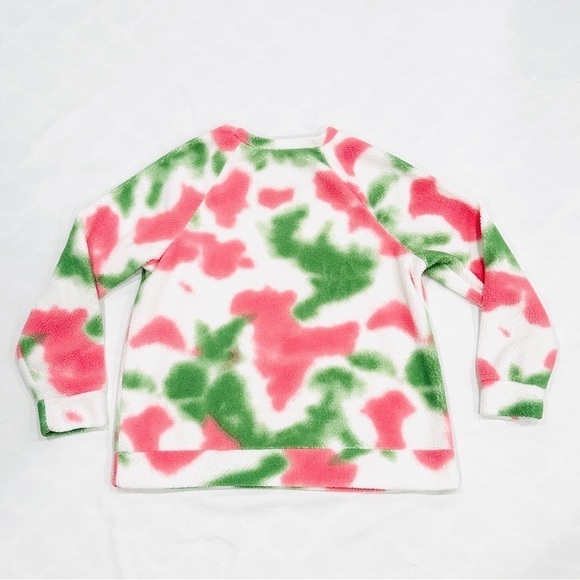 Rockin’ Around Holiday Vibes Fleece Sherpa Christmas Crewneck Sweatshirt - Picture 7 of 7